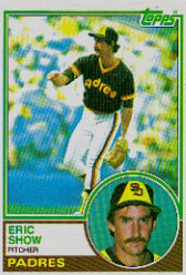 1983 Topps      068      Eric Show RC